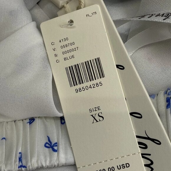 For Love & Lemons Women’s Mae Floral Strapless Slip Midi Dress – Ivory/Multi XS - Picture 4 of 13